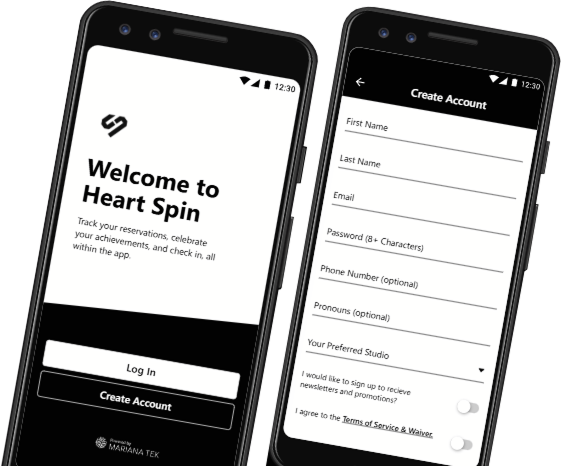 Spin class in Montreal at Heart Spin Studio