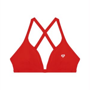 Women’s Yoga Sports Bra ** RED & BLACK