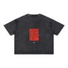 Mineral Wash Boxy Cotton T-Shirt – Image 2