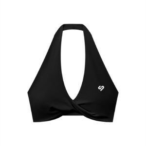 ** BEST SELLER ** Women's Pleated Halter Sports Bra
