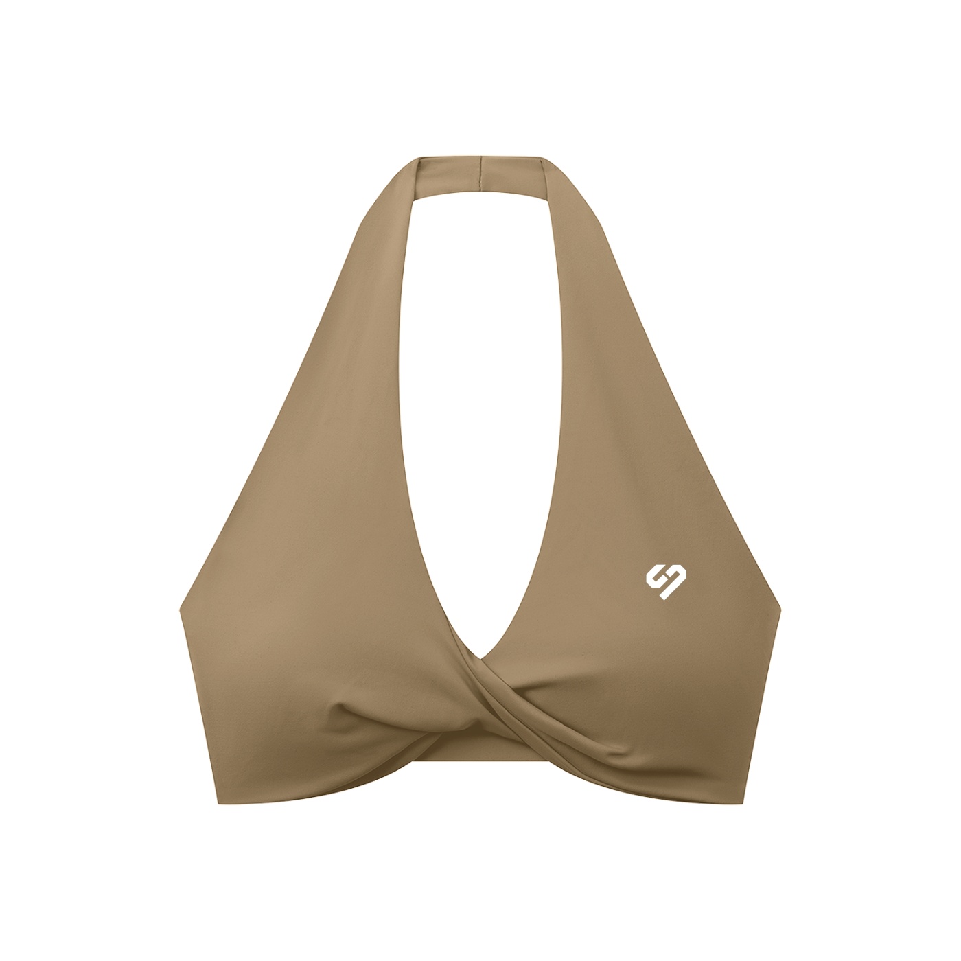 **BEST SELLER** Women's Pleated Halter Sports Bra