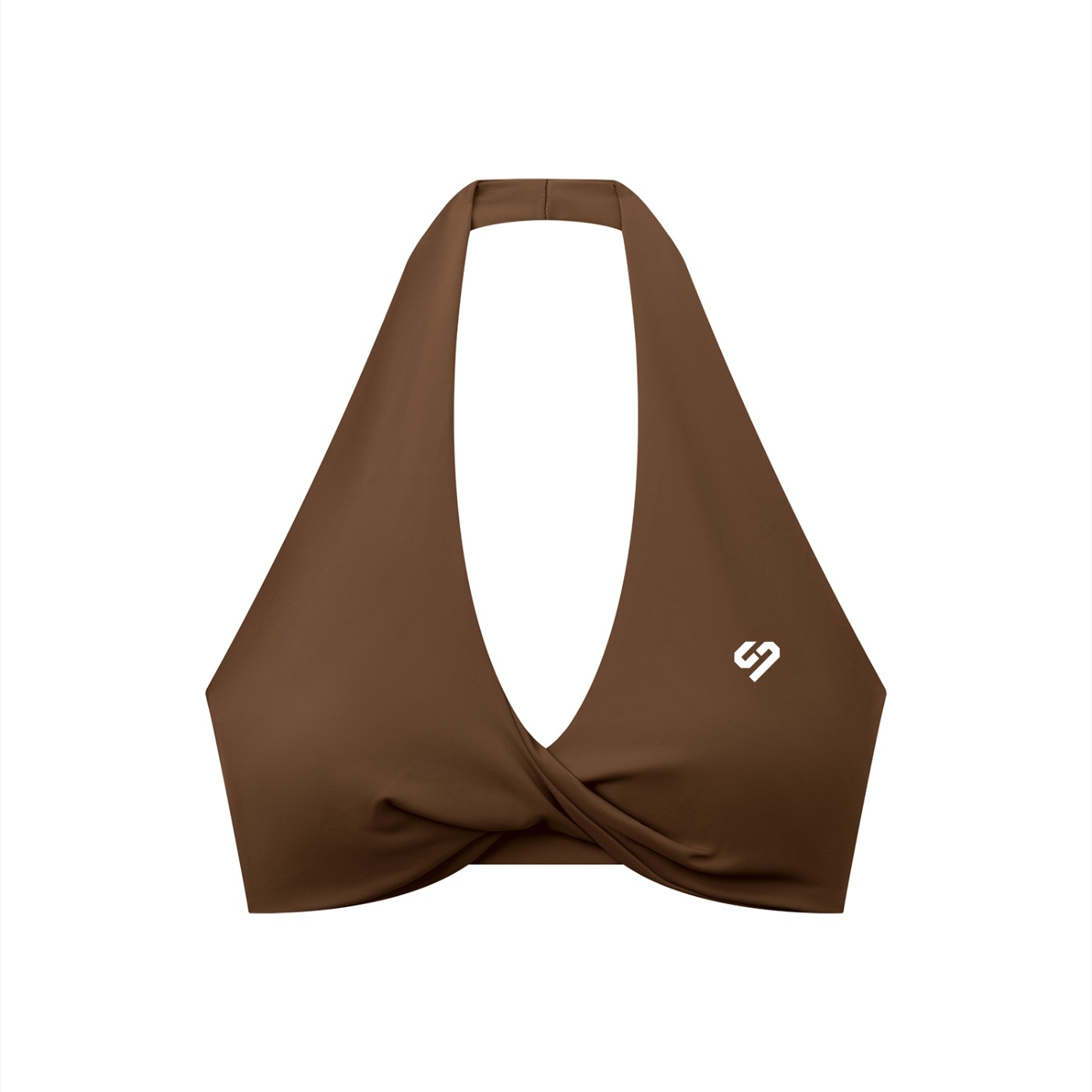**BEST SELLER** Women's Pleated Halter Sports Bra