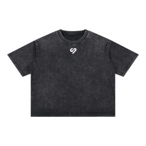 Mineral Wash Boxy Cotton T-Shirt